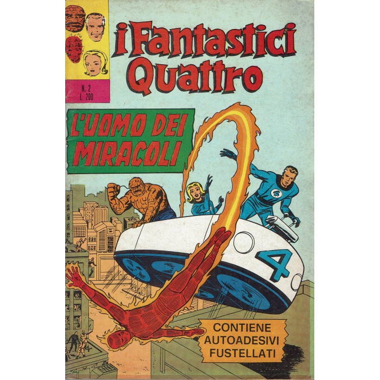 I Fantastici Quattro n.  2 l'uomo dei miracoli ed. Corno SU18