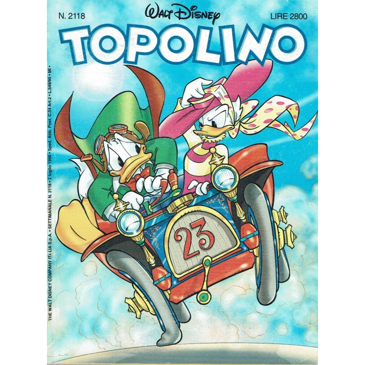 Topolino n.2118 ed. Walt Disney