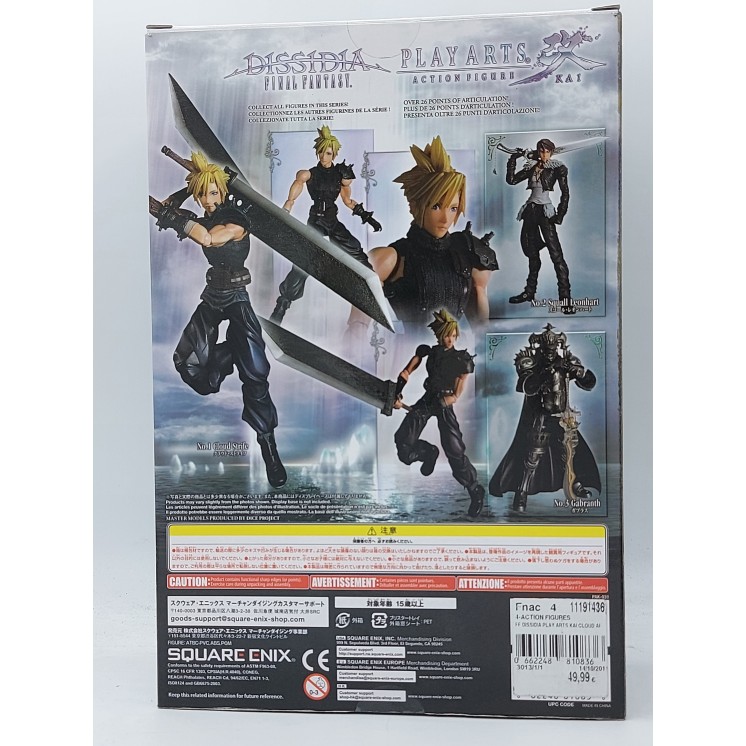  Action Figure CLOUD Strife Dissidia Final Fantasy Play Arts Gd06
