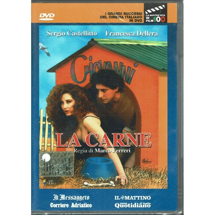DVD la carne con Dellera Castellitto i grandi successi 90 ITA NUOVO