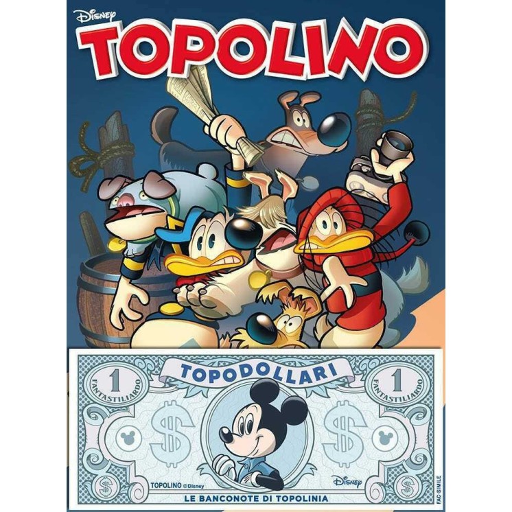 Topolino n.3456 blisterato GADGET banconota Topolino ed. Panini NUOVO