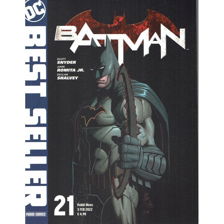 DC Best Seller Batman  21 di Snyder e Capullo ed.Panini BO01
