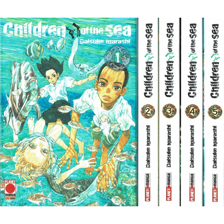 Children of the Sea  1/5 COMPLETA RISTAMPA di D. Igarashi NUOVO ed. Panini SC01