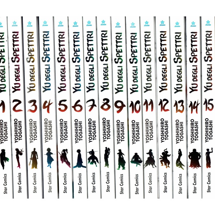 YU DEGLI SPETTRI 1/15 COMPLETA Togashi ed. STAR COMICS PERFECT EDIT 