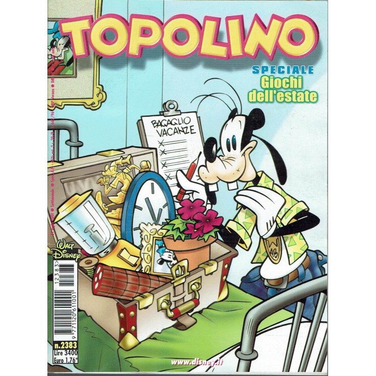 Topolino n.2383 Walt Disney ed. Mondadori