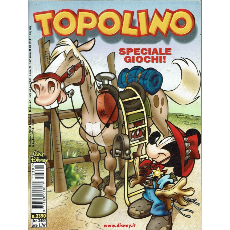 Topolino n.2390 Walt Disney ed. Mondadori