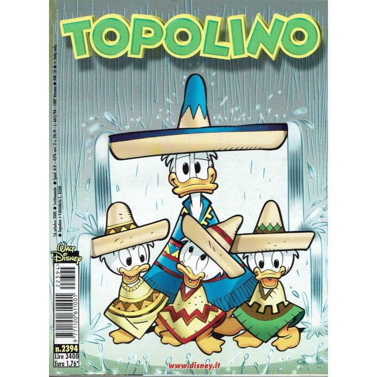 Topolino n.2394 Walt Disney ed. Mondadori