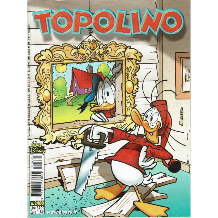 Topolino n.2400 Walt Disney ed. Mondadori