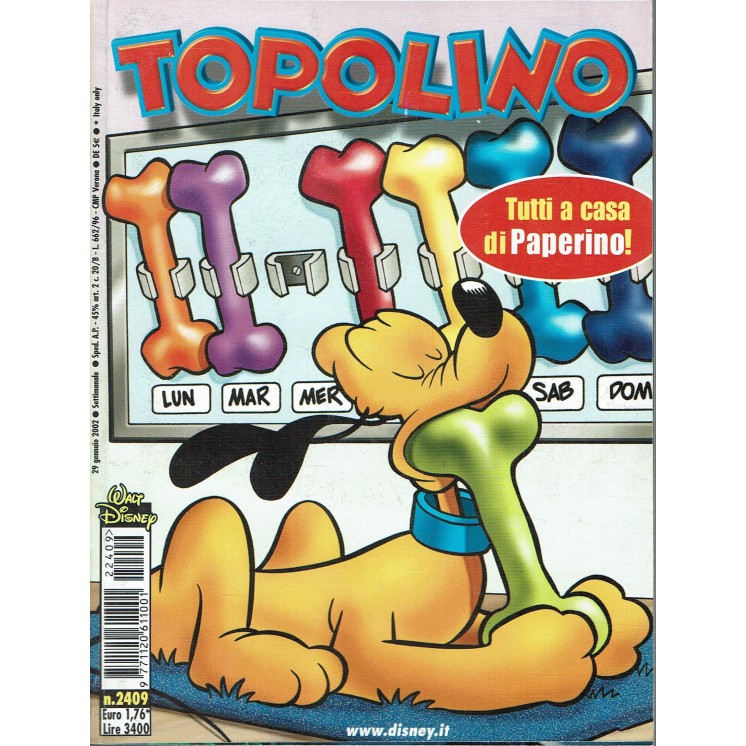 Topolino n.2409 Walt Disney ed. Mondadori