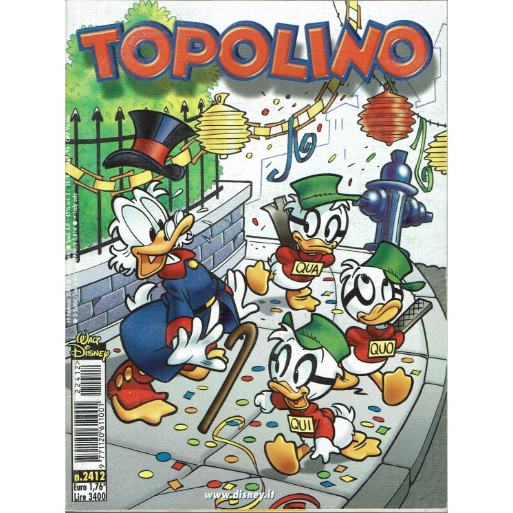 Topolino n.2412 Walt Disney ed. Mondadori