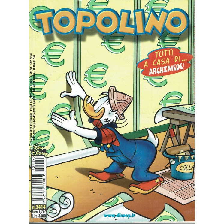 Topolino n.2414 Walt Disney ed. Mondadori