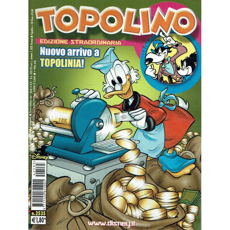 Topolino n.2535 Walt Disney ed. Mondadori