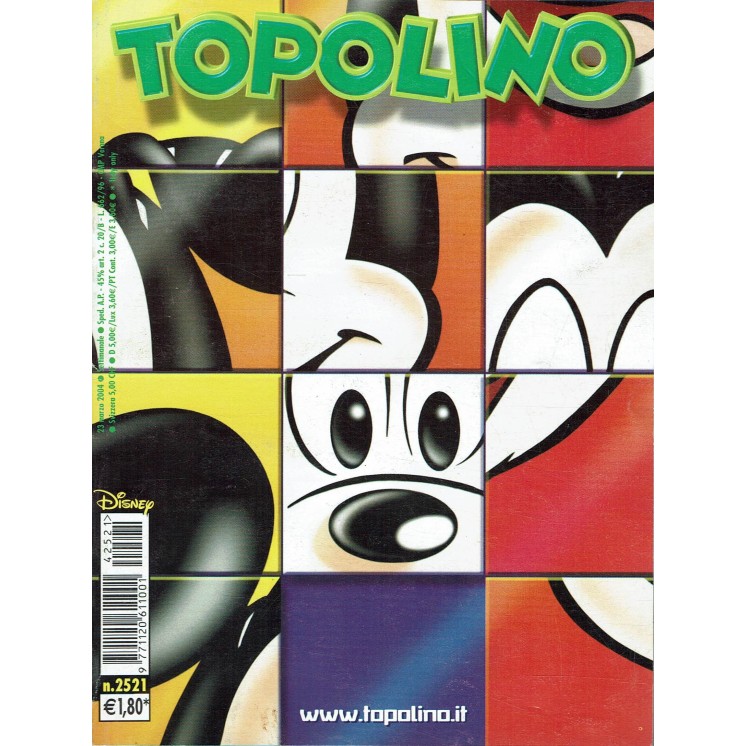 Topolino n.2521 Walt Disney ed. Mondadori