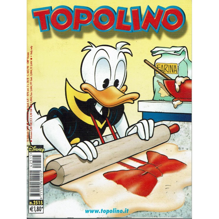 Topolino n.2515 Walt Disney ed. Mondadori