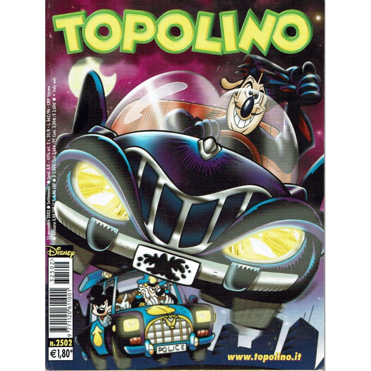 Topolino n.2502 Walt Disney ed. Mondadori