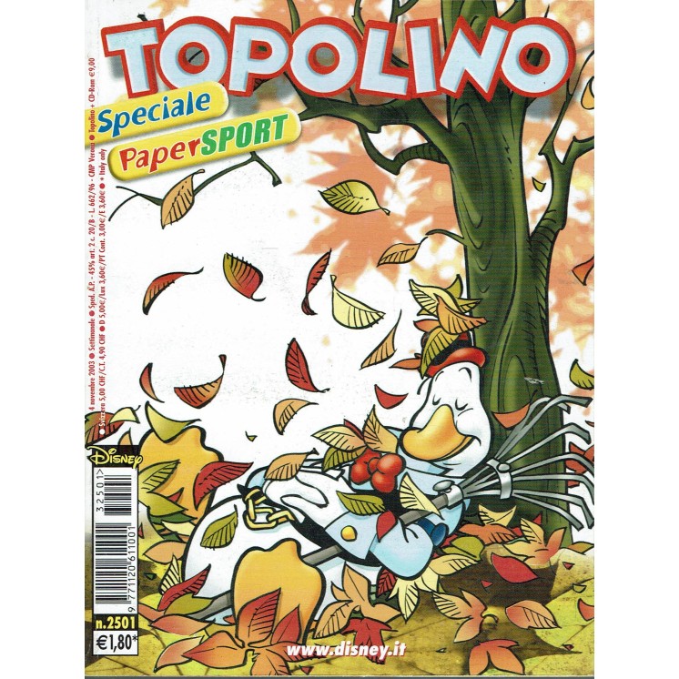 Topolino n.2501 Walt Disney ed. Mondadori