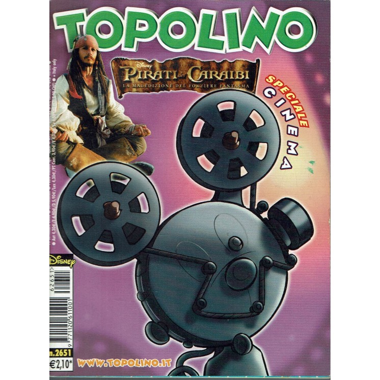 Topolino n.2651 Walt Disney ed. Mondadori