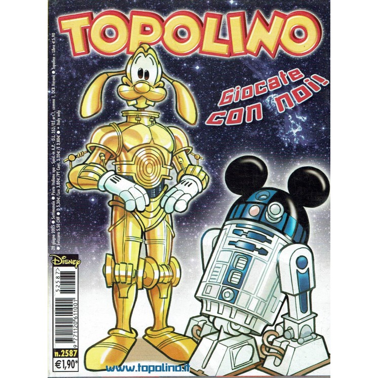 Topolino n.2587 Walt Disney ed. Mondadori