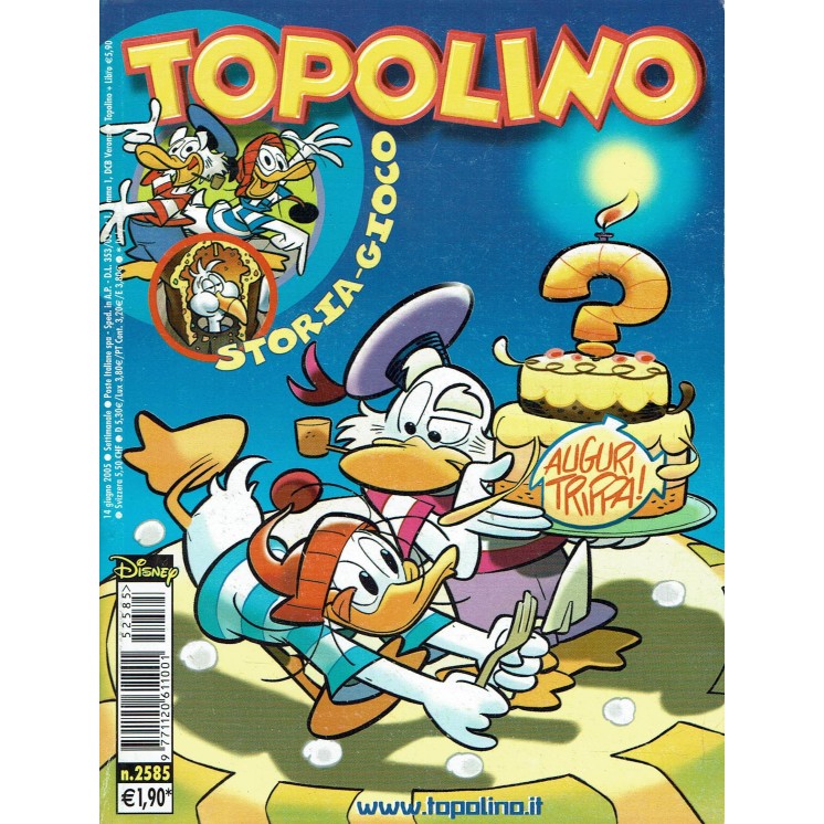 Topolino n.2585 Walt Disney ed. Mondadori