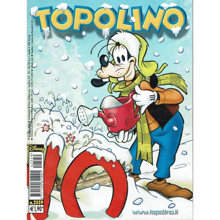 Topolino n.2559 Walt Disney ed. Mondadori