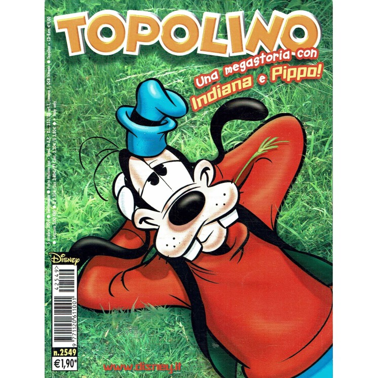 Topolino n.2549 Walt Disney ed. Mondadori
