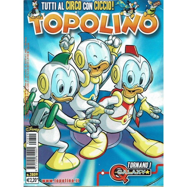 Topolino n.2809 Walt Disney ed. Mondadori