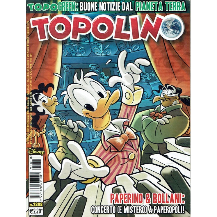 Topolino n.2808 Walt Disney ed. Mondadori