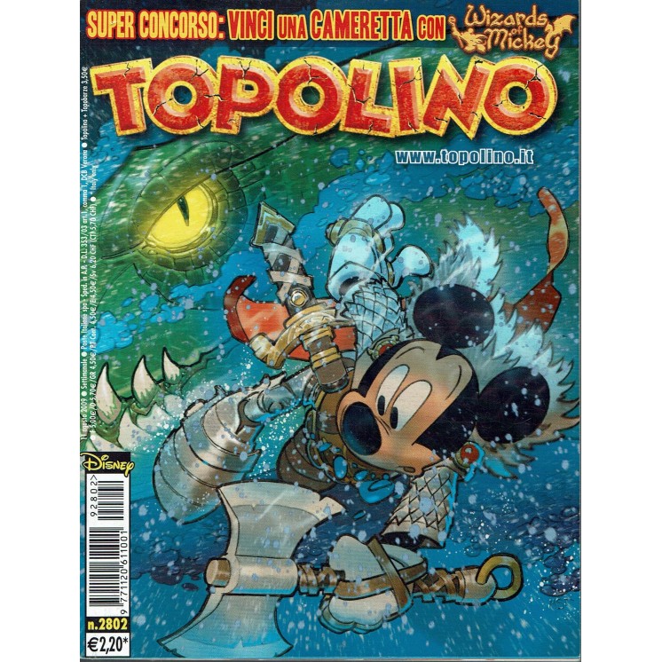 Topolino n.2802 Walt Disney ed. Mondadori