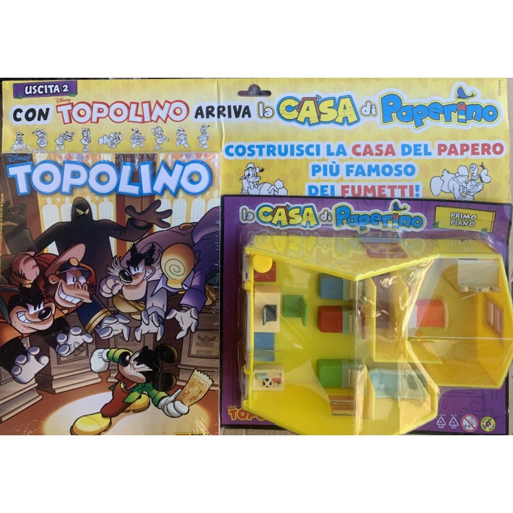 Topolino n.3461 blisterato GADGET casa Paperino 2 ed. Panini NUOVO FU28