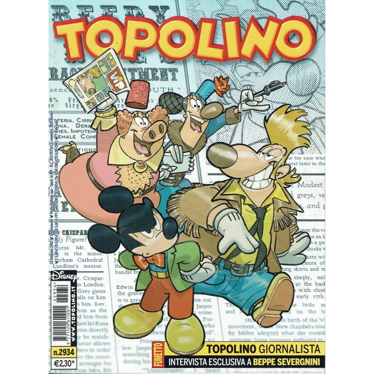 Topolino n.2934 Walt Disney ed. Mondadori