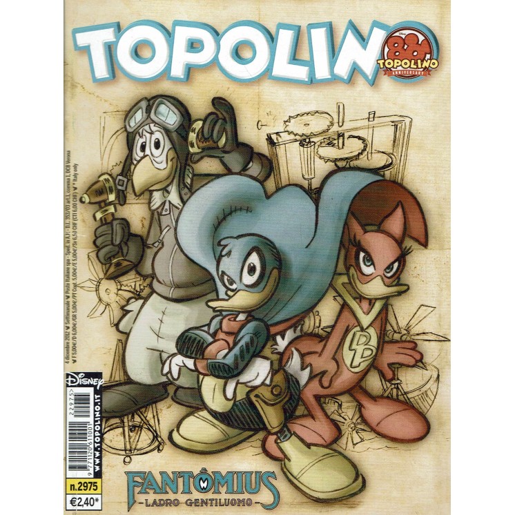 Topolino n.2975 Walt Disney ed. Mondadori
