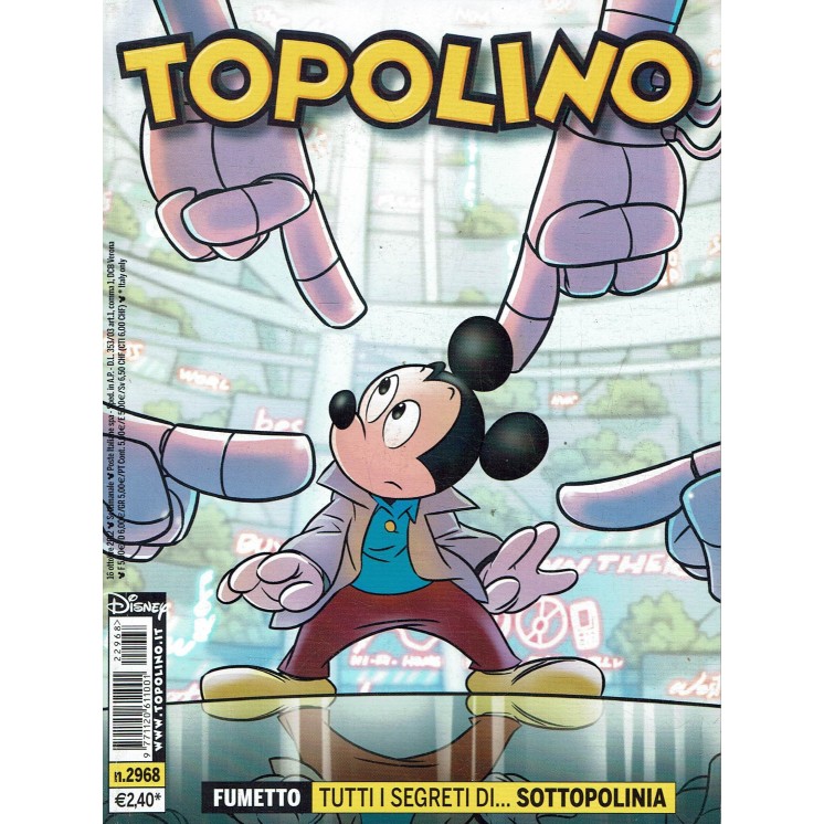 Topolino n.2968 Walt Disney ed. Mondadori