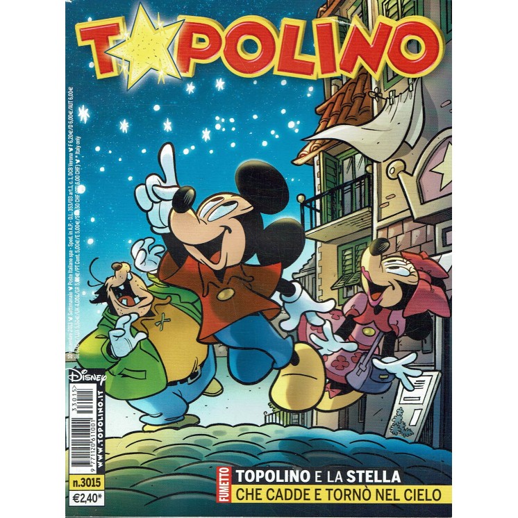 Topolino n.3015 Walt Disney ed. Mondadori