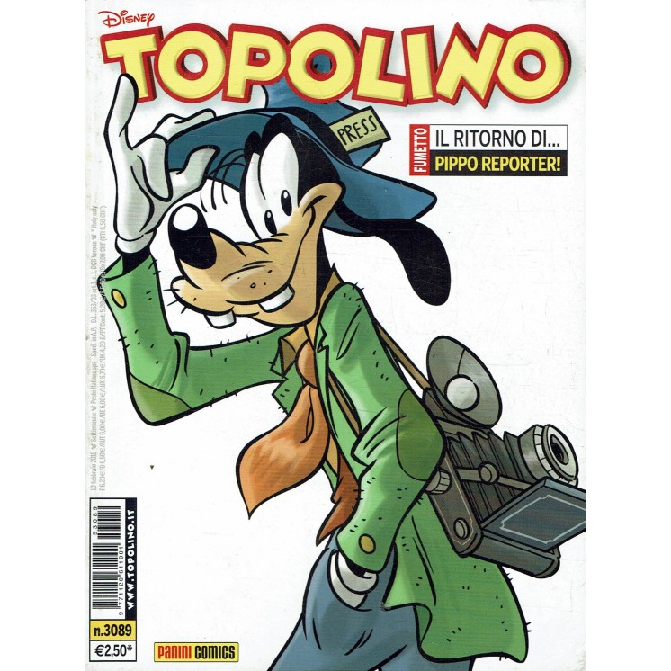 Topolino n.3089 Walt Disney ed. Panini
