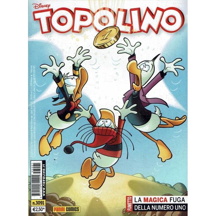 Topolino n.3091 Walt Disney ed. Panini