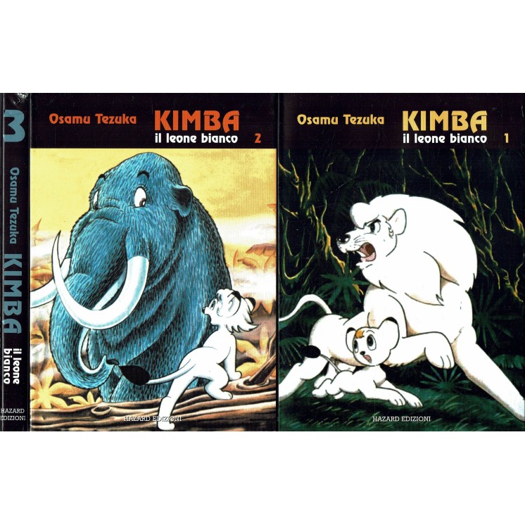 Kimba il leone bianco 1/3 serie COMPLETA di Tezuka ed. Hazard SC04