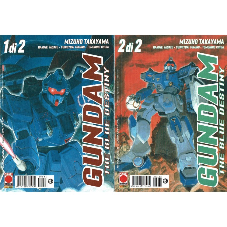 Gundam the Blue Destiny 1/2 serie COMPLETA di Tomino ed. Panini SC04