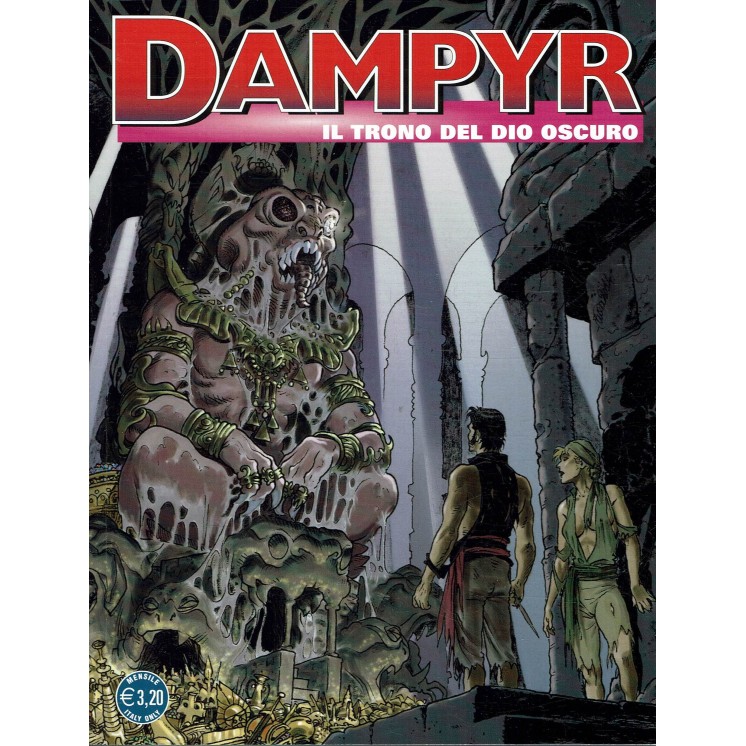 Dampyr n.174 il trono del Dio oscuro di Boselli Colombo ed. Bonelli