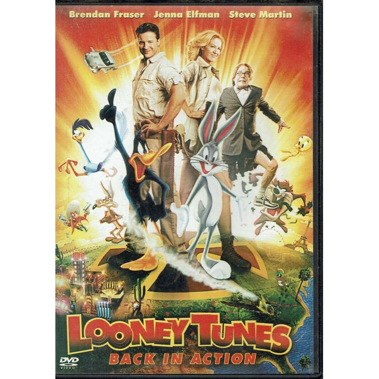 DVD LOONEY TUNES BACK IN ACTION IL FILM usato ITA con Brandan Fraser