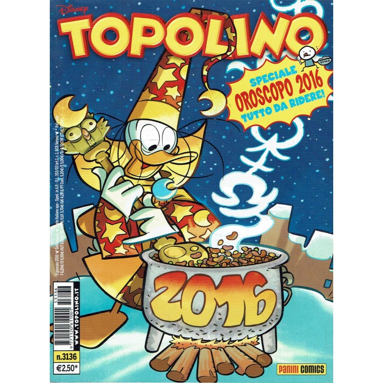 Topolino n.3136 Walt Disney ed. Panini
