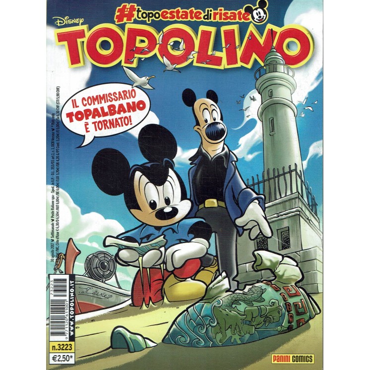Topolino n.3223 Topalbano Walt Disney ed. Panini