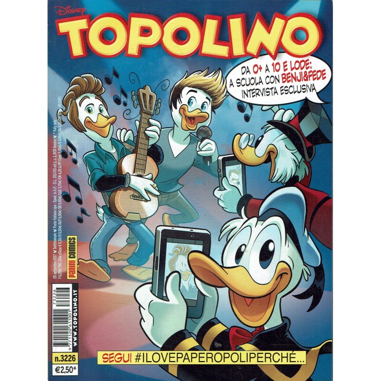 Topolino n.3226 Walt Disney ed. Panini