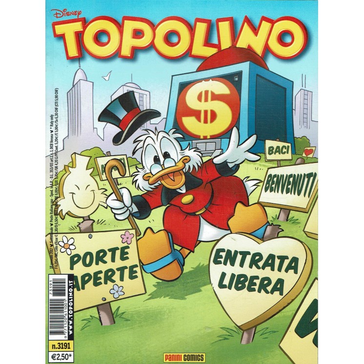 Topolino n.3191 Walt Disney ed. Panini