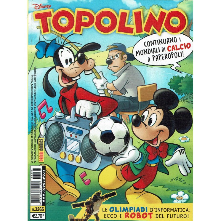 Topolino n.3265 Walt Disney ed. Panini