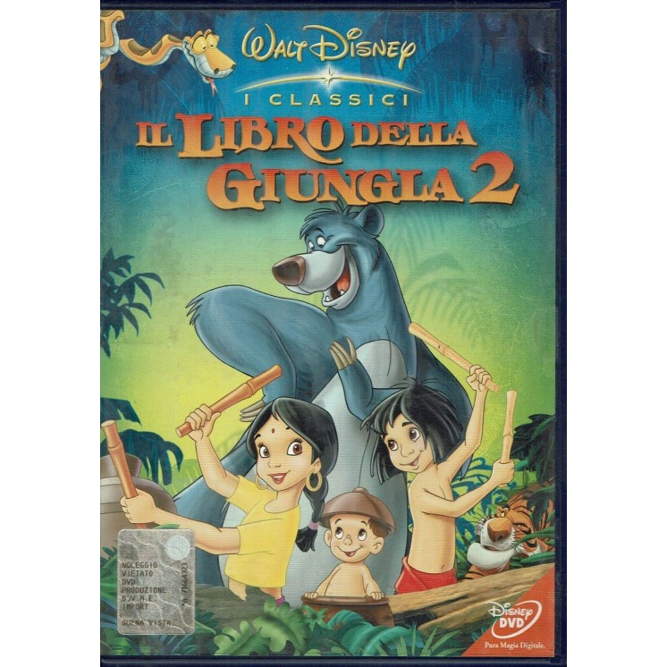 DVD Il libro della giungla 2 i classici Disney ITA usato B49