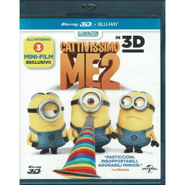Blue Ray Cattivissimo Me 2 BLU-RAY 3D DIGITAL COPY D635572 usato ITA