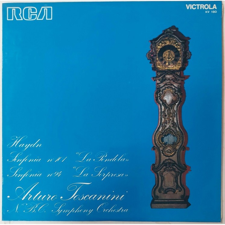 744 33 Giri Haydn: Sinfoonia 101 e 94 A. Toscanini RCA Victrola KV 180