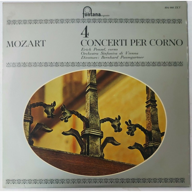 746 33 Giri Mozart: 4 concerti per corno Penzel FontanaArgento 894 008 ZKY