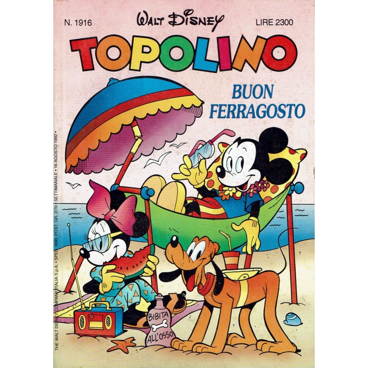 Topolino n.1916 ed.Walt Disney Mondadori