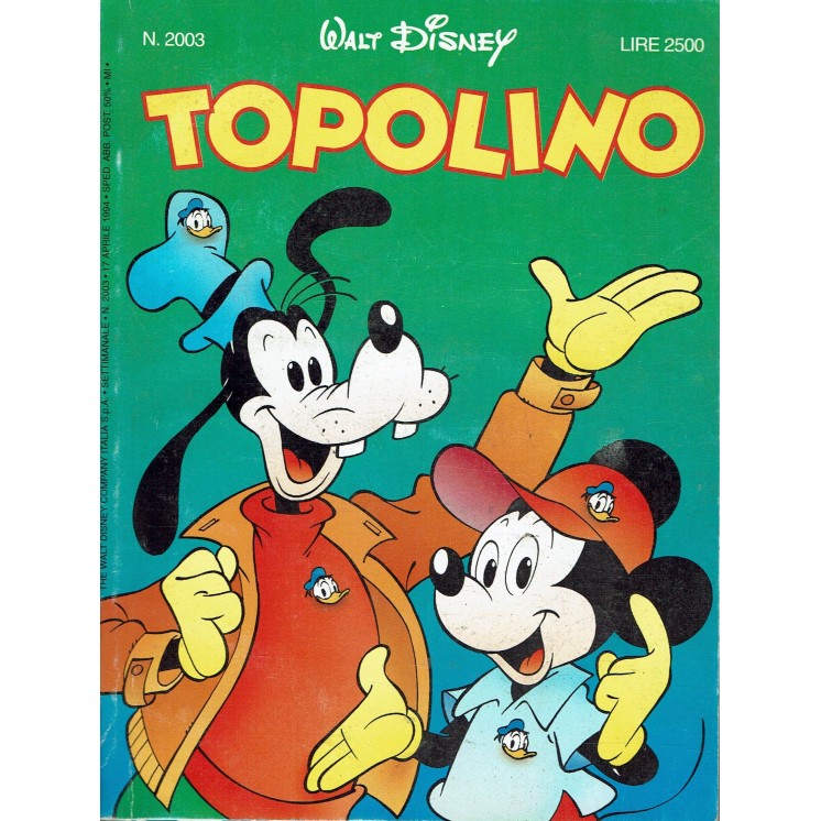 Topolino n.2003 ed.Walt Disney Mondadori